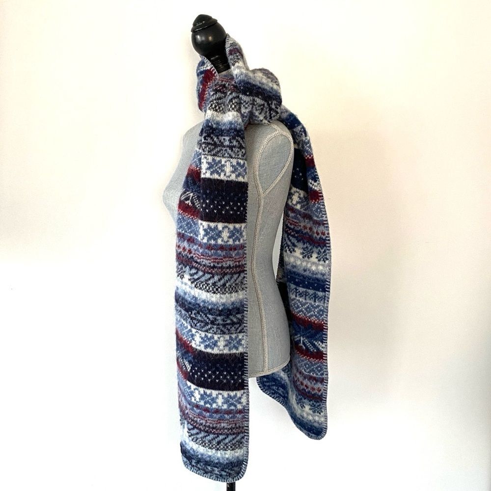 Verma Cozy Patterned Knit Scarf